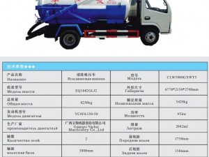东风清洗吸污车